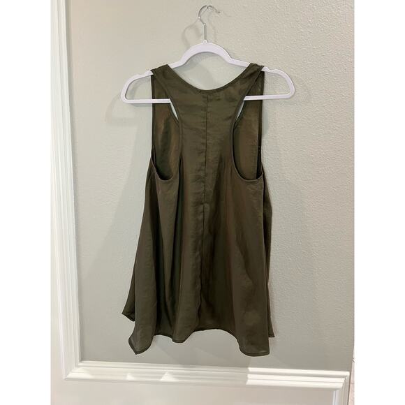 Show Me Your MuMu Green Razorback Flowy Tank Top Size Small - Picture 2 of 6